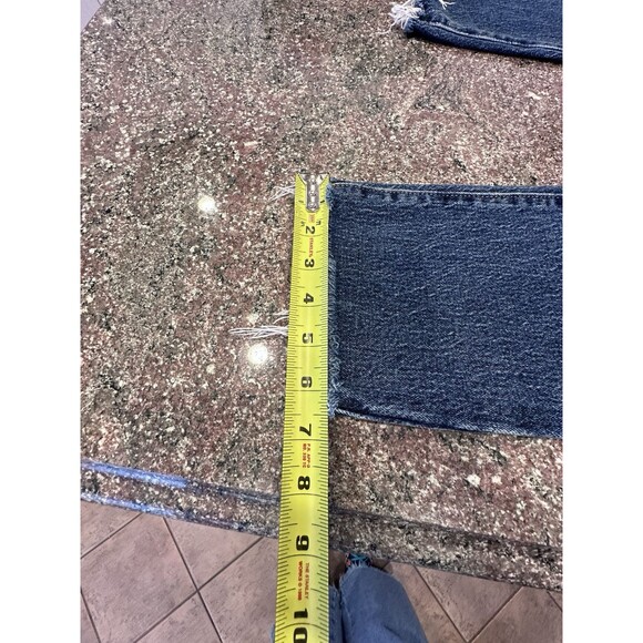 Levis Wedgie Jeans Size 25 High Rise Straight Medium Blue Denim Button Fly - Picture 15 of 16